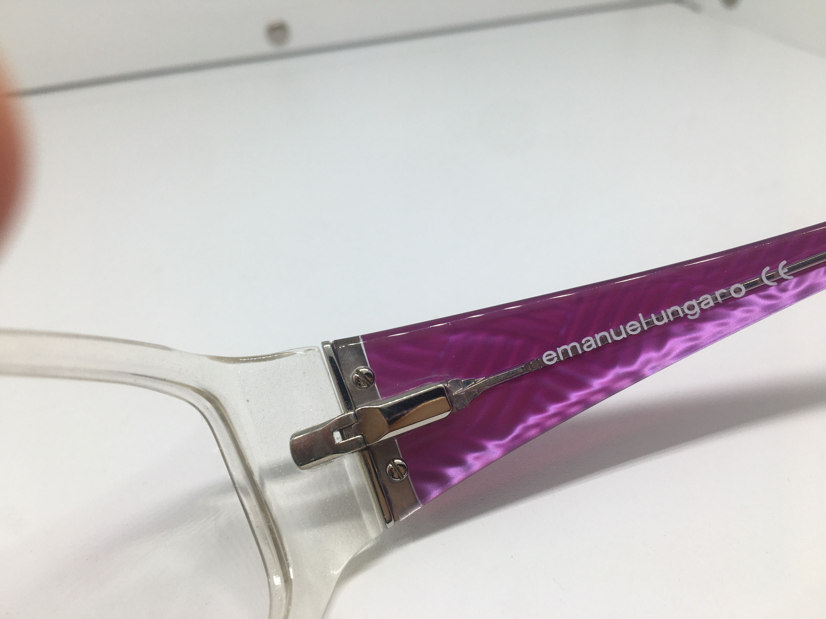 Other emanuel ungaro clear Rx Eyeglasses Frame Woman Size ONE SIZE - 4 Thumbnail