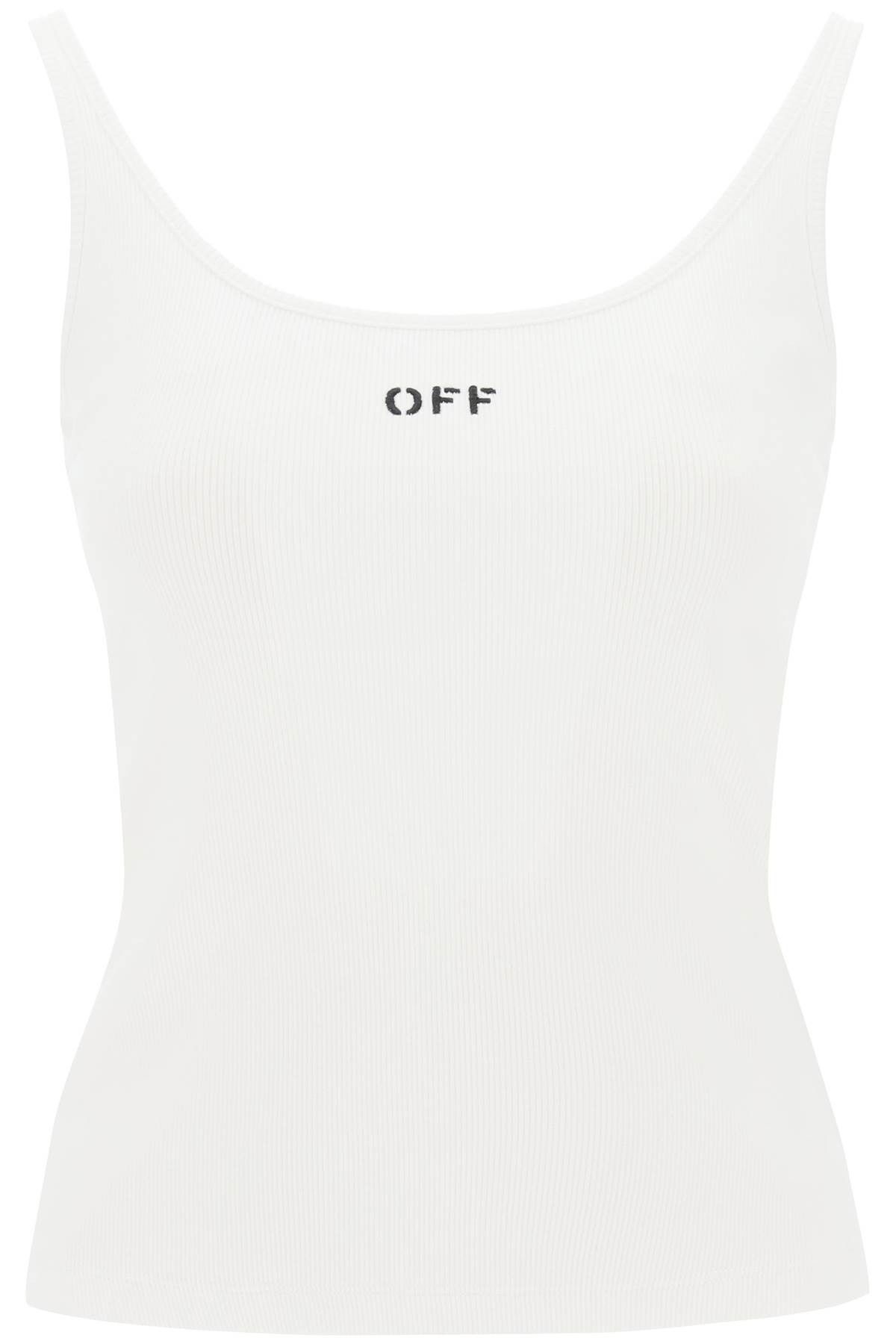 Off-White OFF-WHITE Tank Top With Off Embroidery Size S / US 4 / IT 40 - 1 Thumbnail