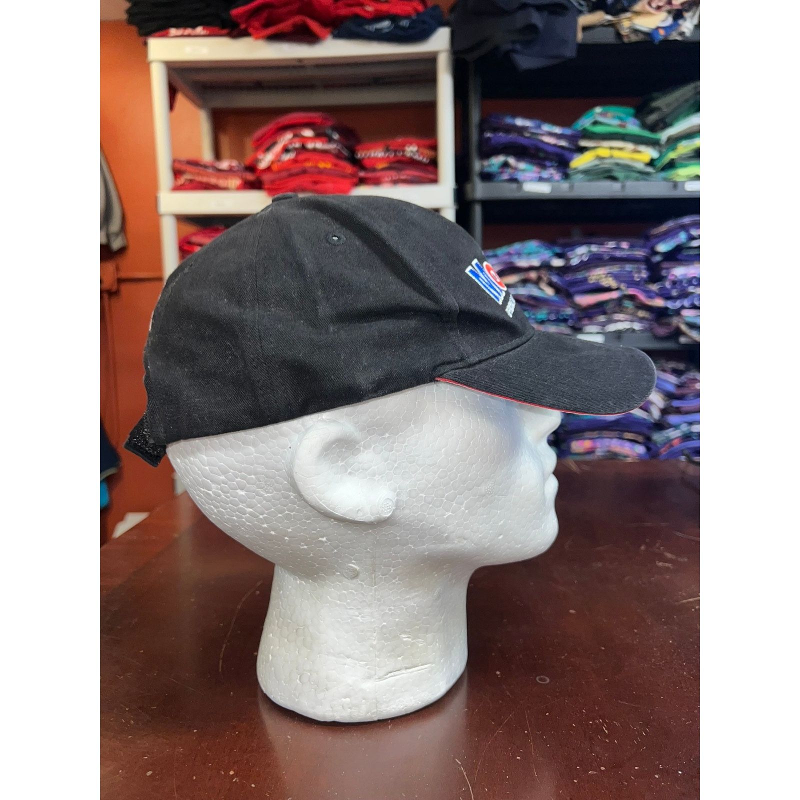 Vintage Vintage Mobil 1 Hat Cap Motor Oil Nascar Black Racing Race Size ONE SIZE - 5 Thumbnail