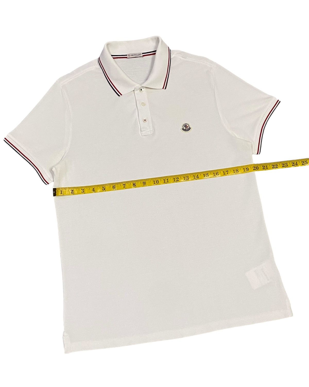 Moncler Moncler Contrast Rib Polo Shirt Size US L / EU 52-54 / 3 - 18 Thumbnail