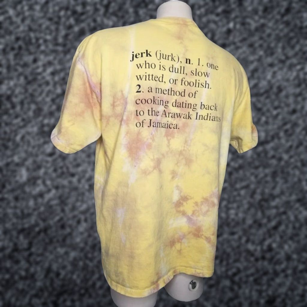 Tultex VINTAGE Men XL Rae's Coastal Cafe T-Shirt 90s Tie Dye Graphic Tee Short Sleeve Men Size US XL / EU 56 / 4 - 1 Thumbnail