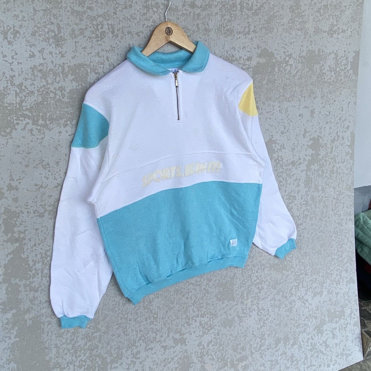 Other Vintage NCAA Quartz Zip Sweatshirt Blue/White PulloverSize M Size M / US 6-8 / IT 42-44 - 3 Thumbnail