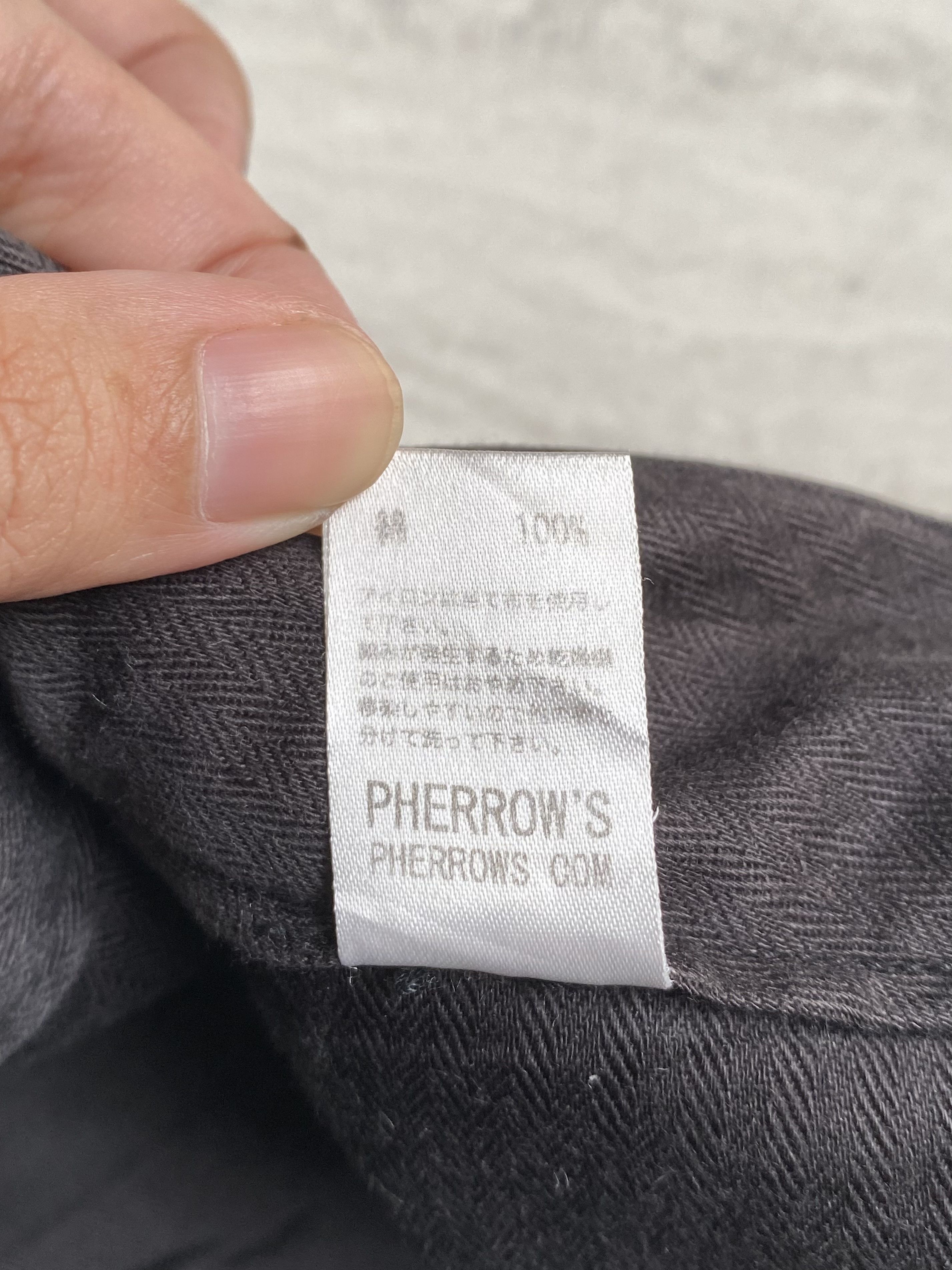 Pherrow's PHERROW’S Stormy Blue Mfg.Co Grey Pants Size US 30 / EU 46 - 17 Thumbnail