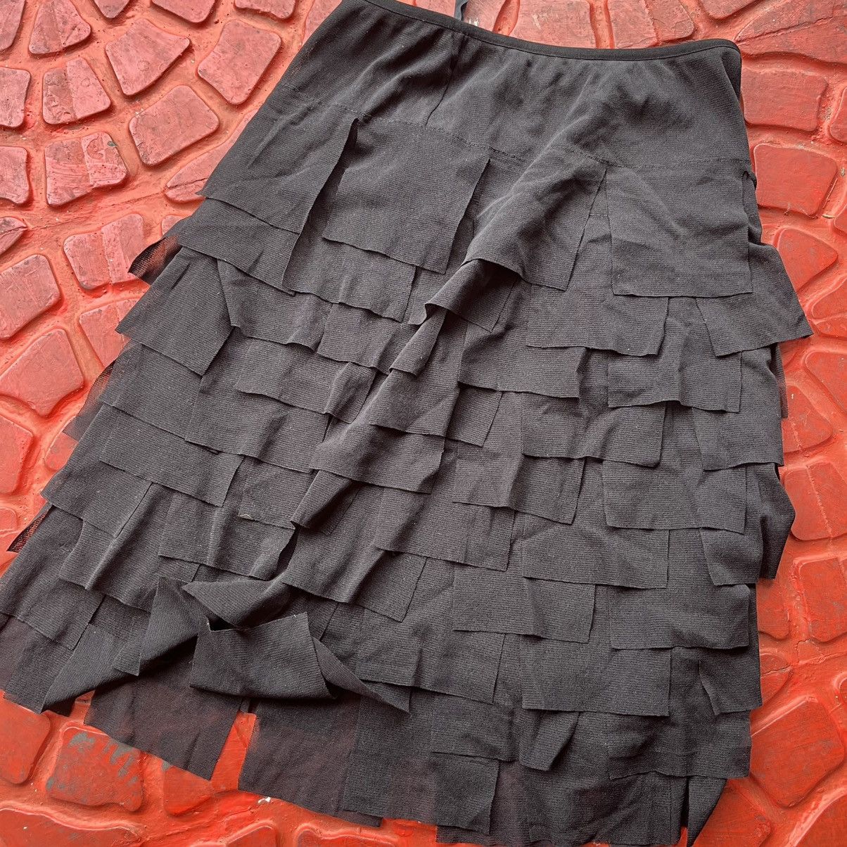 Vivienne Tam VIVIENNE TAM 90s / FRINGE SKIRT Size 28" / US 6 / IT 42 - 6 Thumbnail