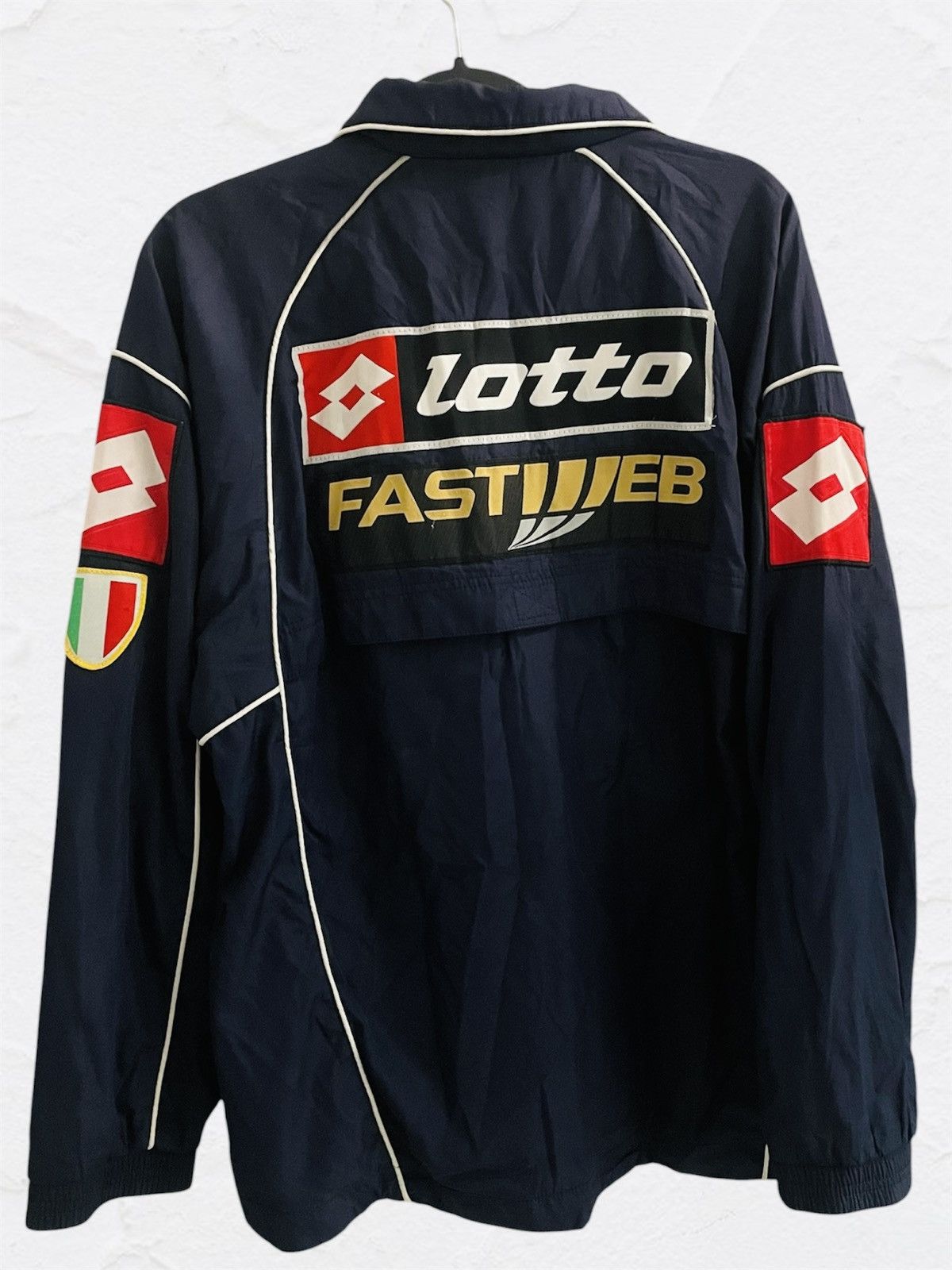 Other Vintage Juventus Lotto Track Jacket 2000s Fastweb Full Zip Size US L / EU 52-54 / 3 - 2 Thumbnail