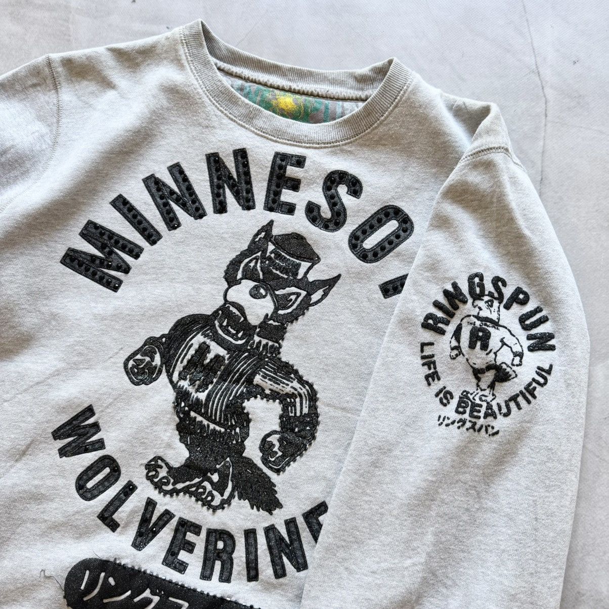 Ringspun Ringspun Minnesota Wolverines Vintage Sweatshirt Crewneck Size US L / EU 52-54 / 3 - 5 Thumbnail