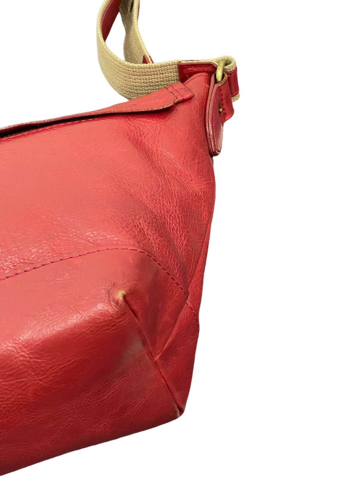 Japanese Brand Full Leather Effy Modern Design Cross Body Bag 1🟩0 Size ONE SIZE - 16 Thumbnail