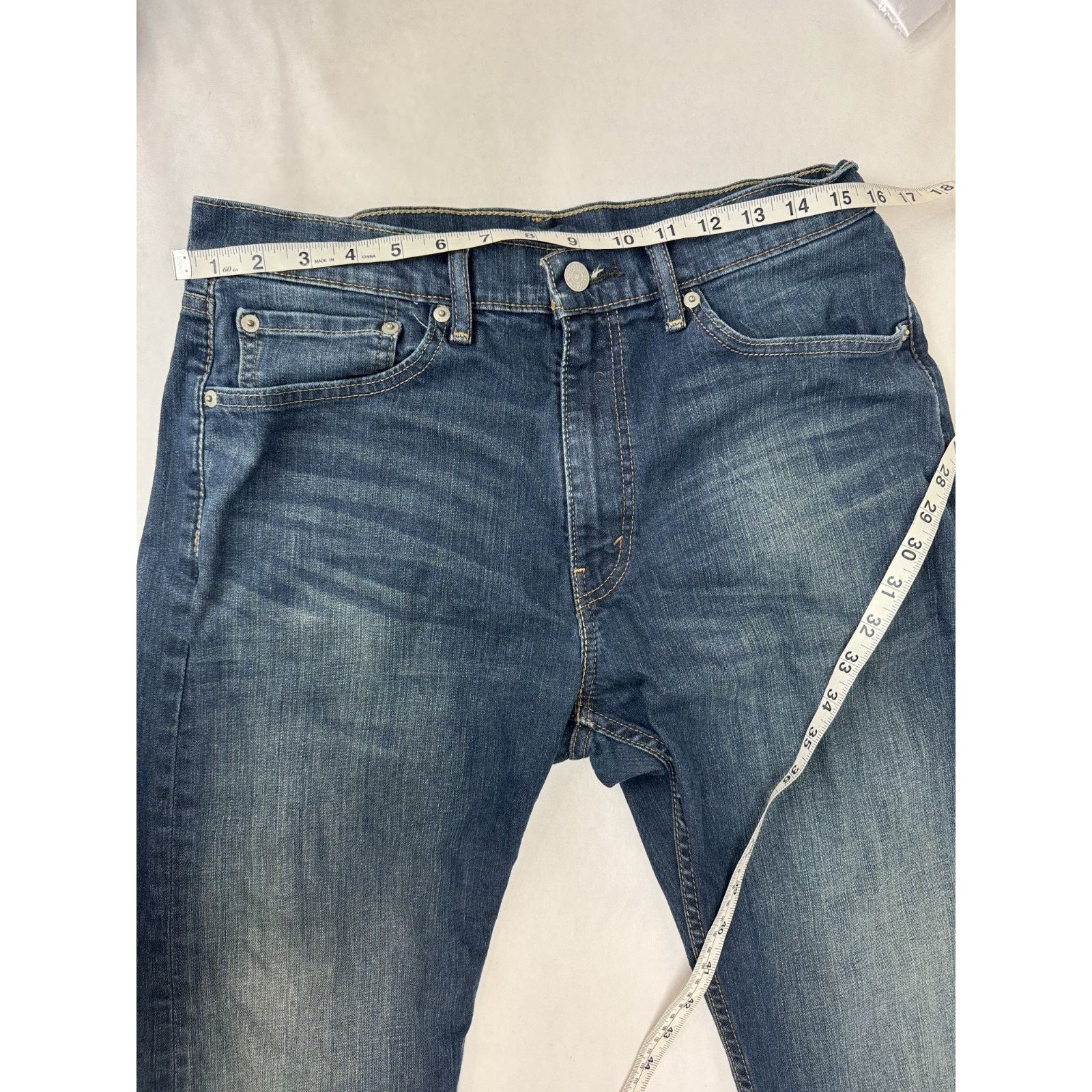 Levi's Levi's 505 Straight Leg Jeans Men 33 * 30 Grunge Zip Fly Size US 33 - 3 Thumbnail