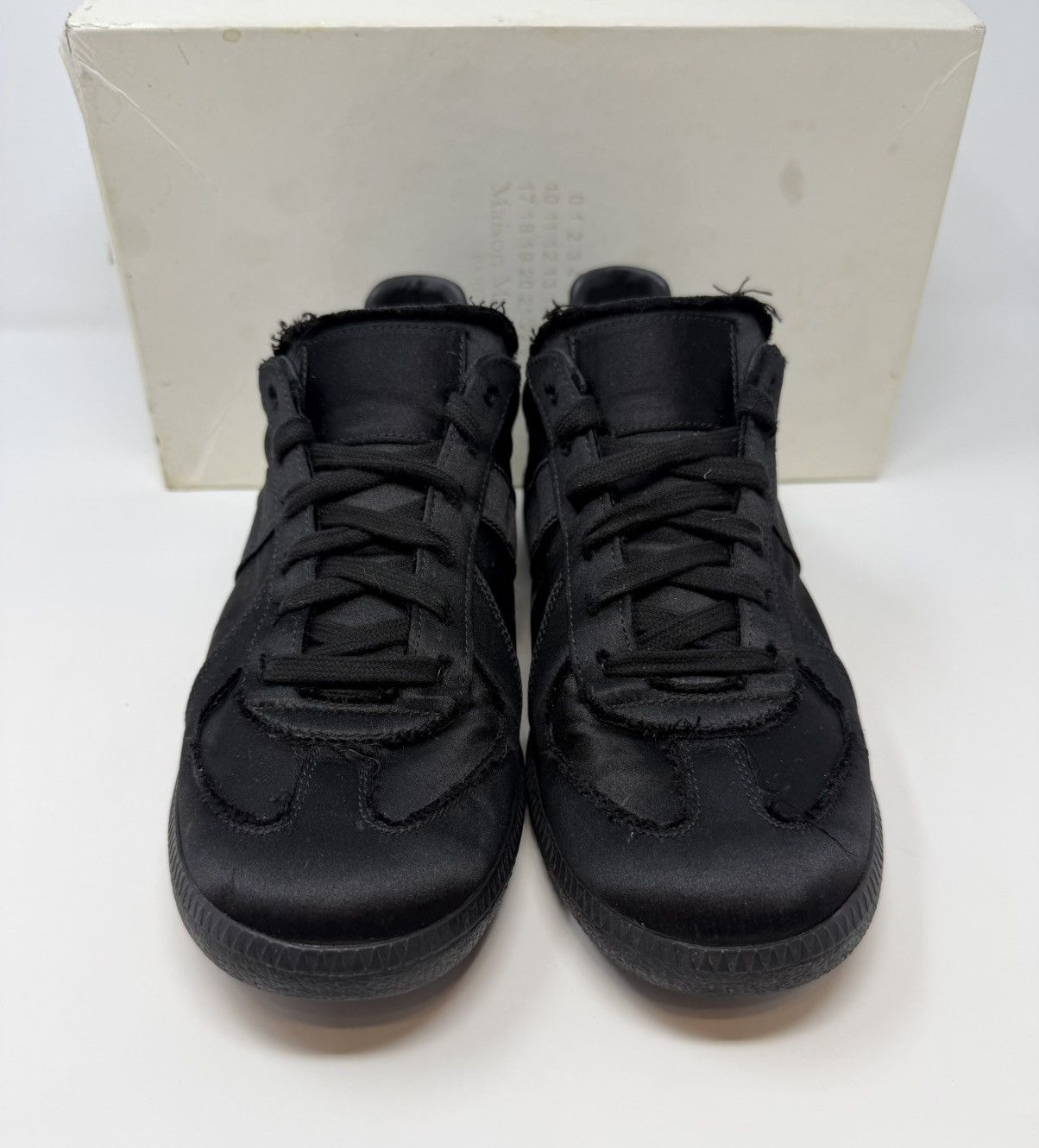 Maison Margiela Maison Margiela Replica GAT Satin Sneaker Black Size US 8 / EU 41 - 2 Thumbnail