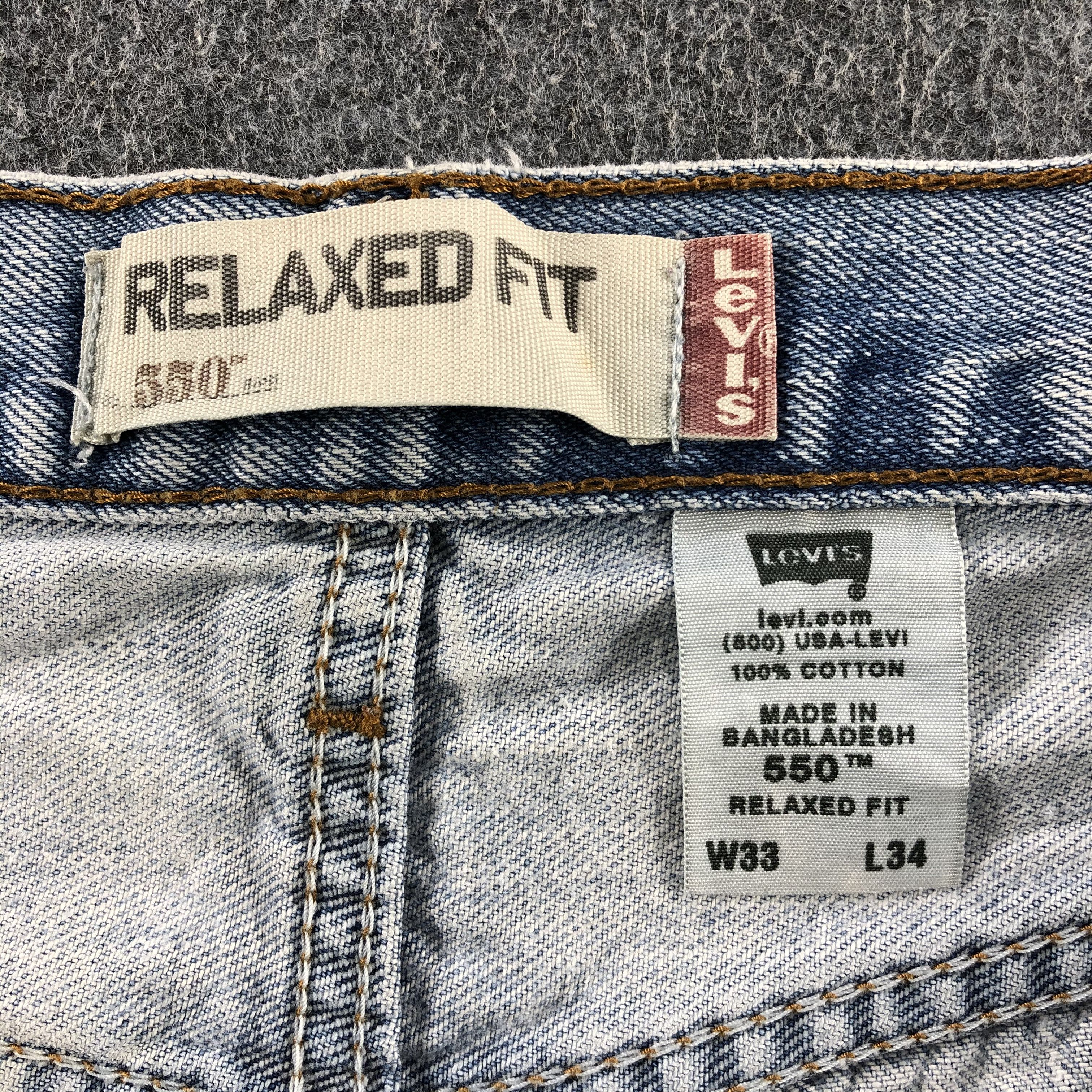 Levi's Light Wash Vintage Levis 550 Jeans-J1097 Size US 31 - 10 Thumbnail