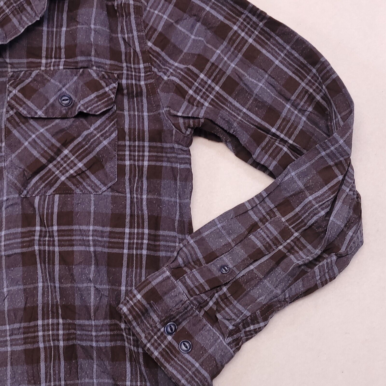 Weatherproof Weatherproof Tartan Flannel Casual Shirt Womens Size M Gray Size M / US 6-8 / IT 42-44 - 7 Thumbnail