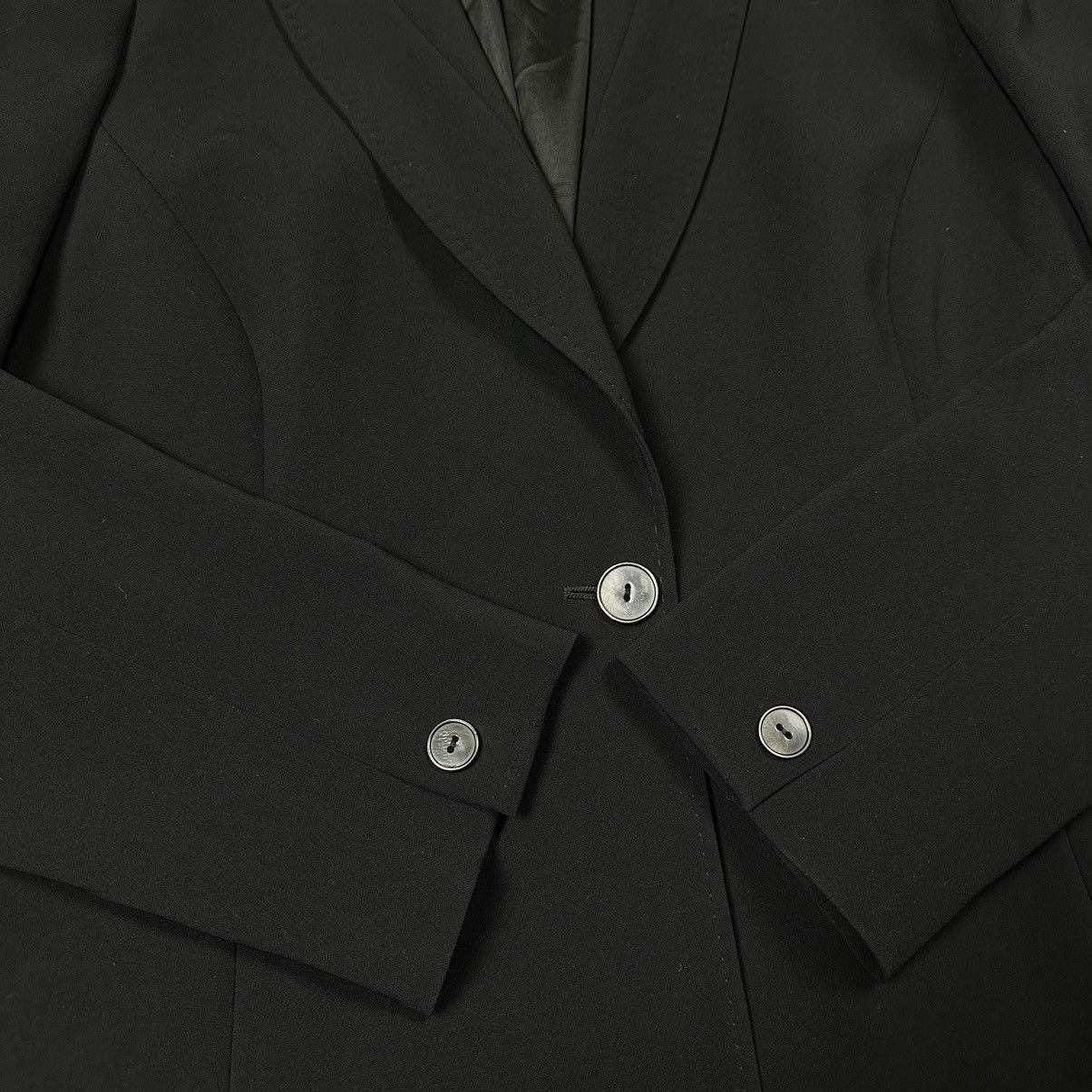 Max Mara × Vintage Max Mara Studio Refolo Blazer Jacket One Button Women’s Size M / US 6-8 / IT 42-44 - 7 Thumbnail