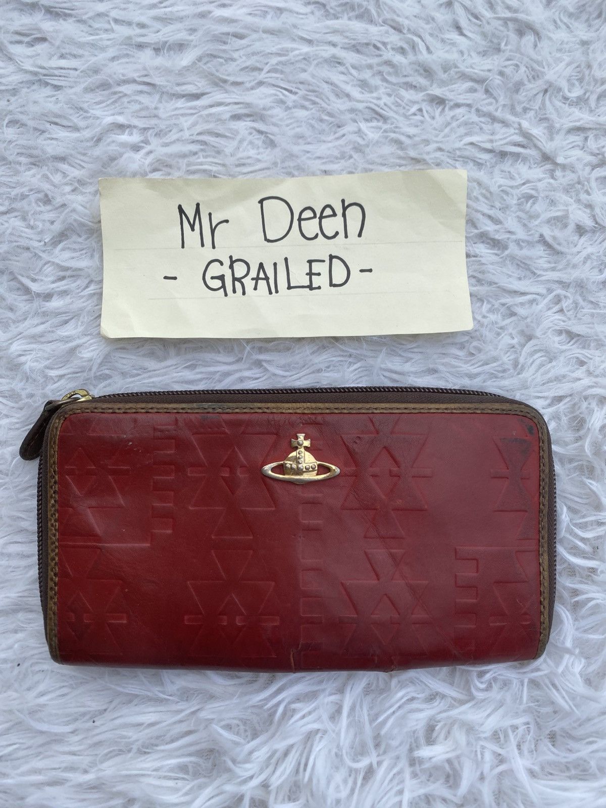 Vivienne Westwood Rare Vivienne Westwood Leather Wallet Size ONE SIZE - 1 Thumbnail