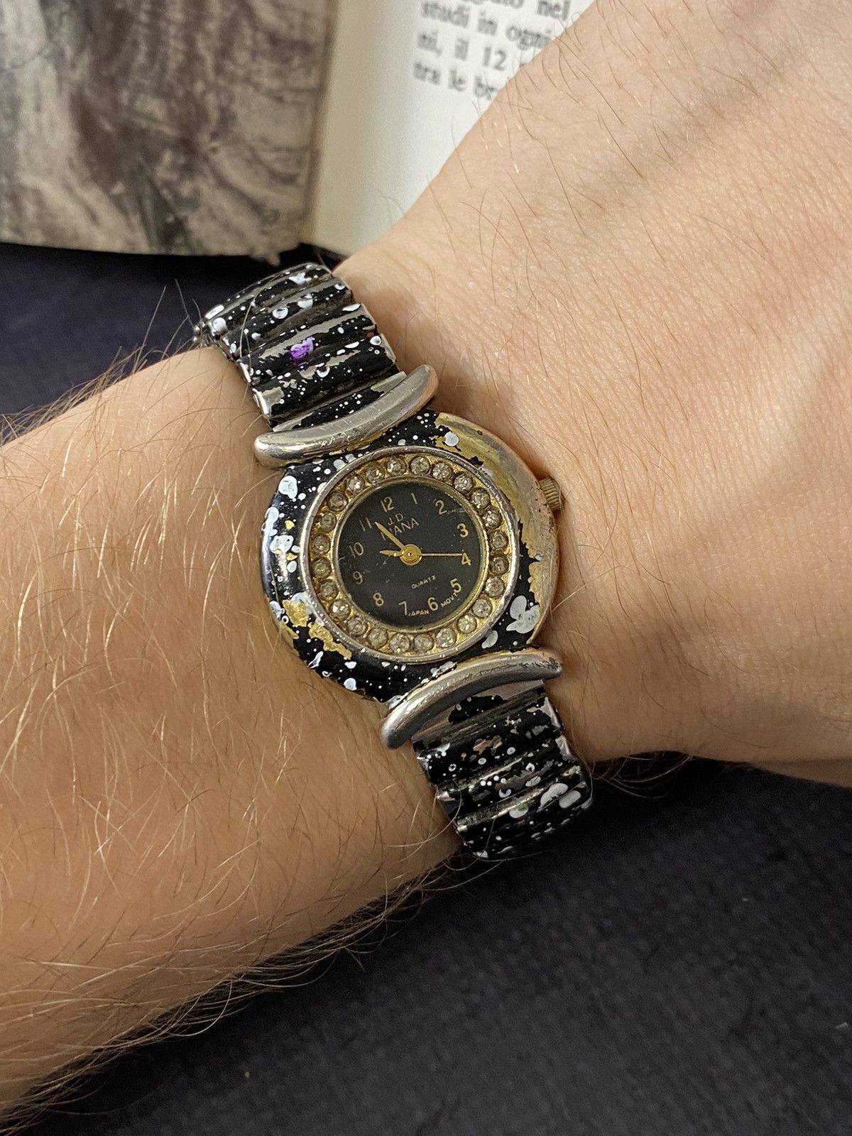 Jewelry Rare Retro Vintage Watch - Gold Dial, Sparkling Details Size ONE SIZE - 4 Thumbnail