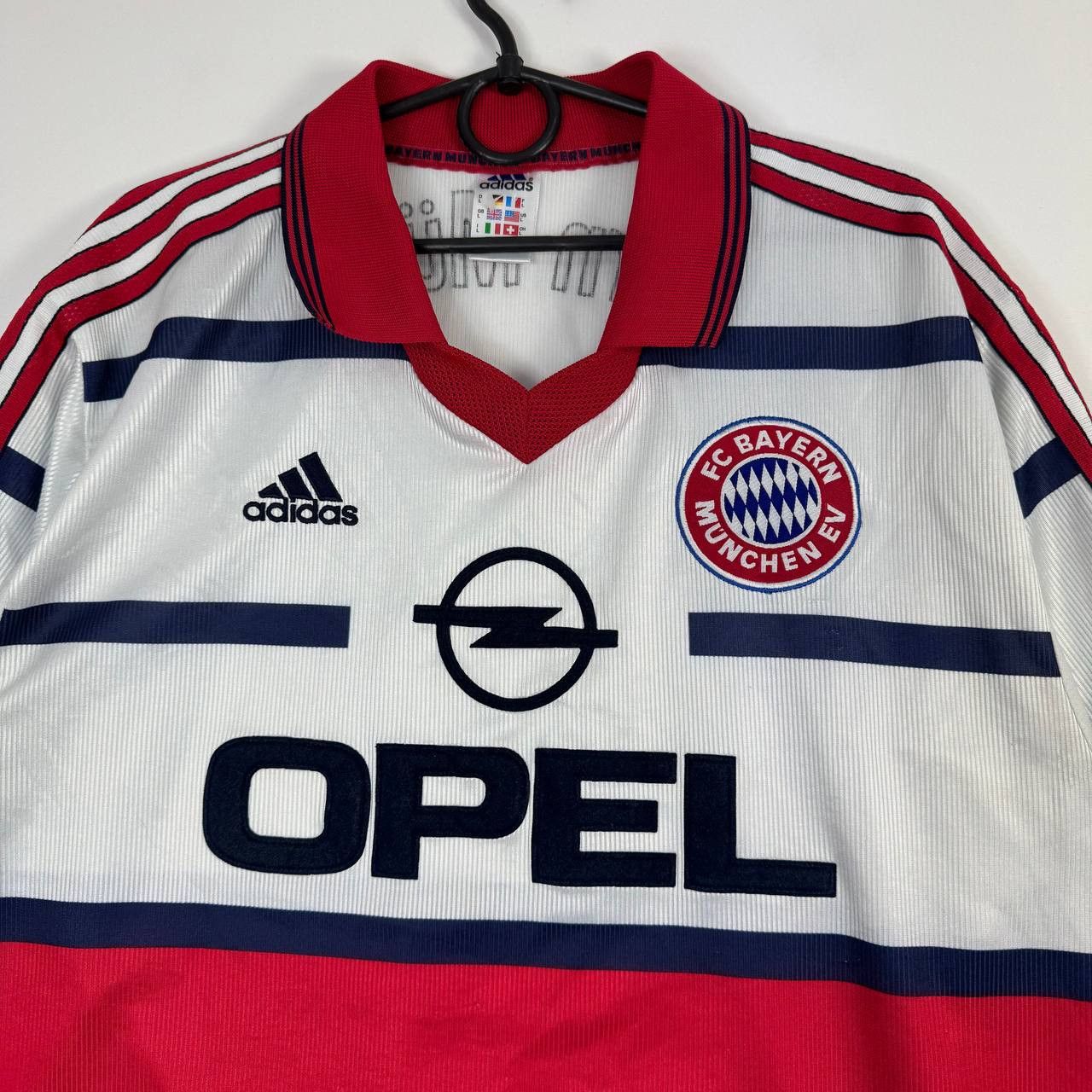 Adidas Adidas Bayern Munich 98/00 Opel Football Shirt Mens L Size US L / EU 52-54 / 3 - 2 Thumbnail