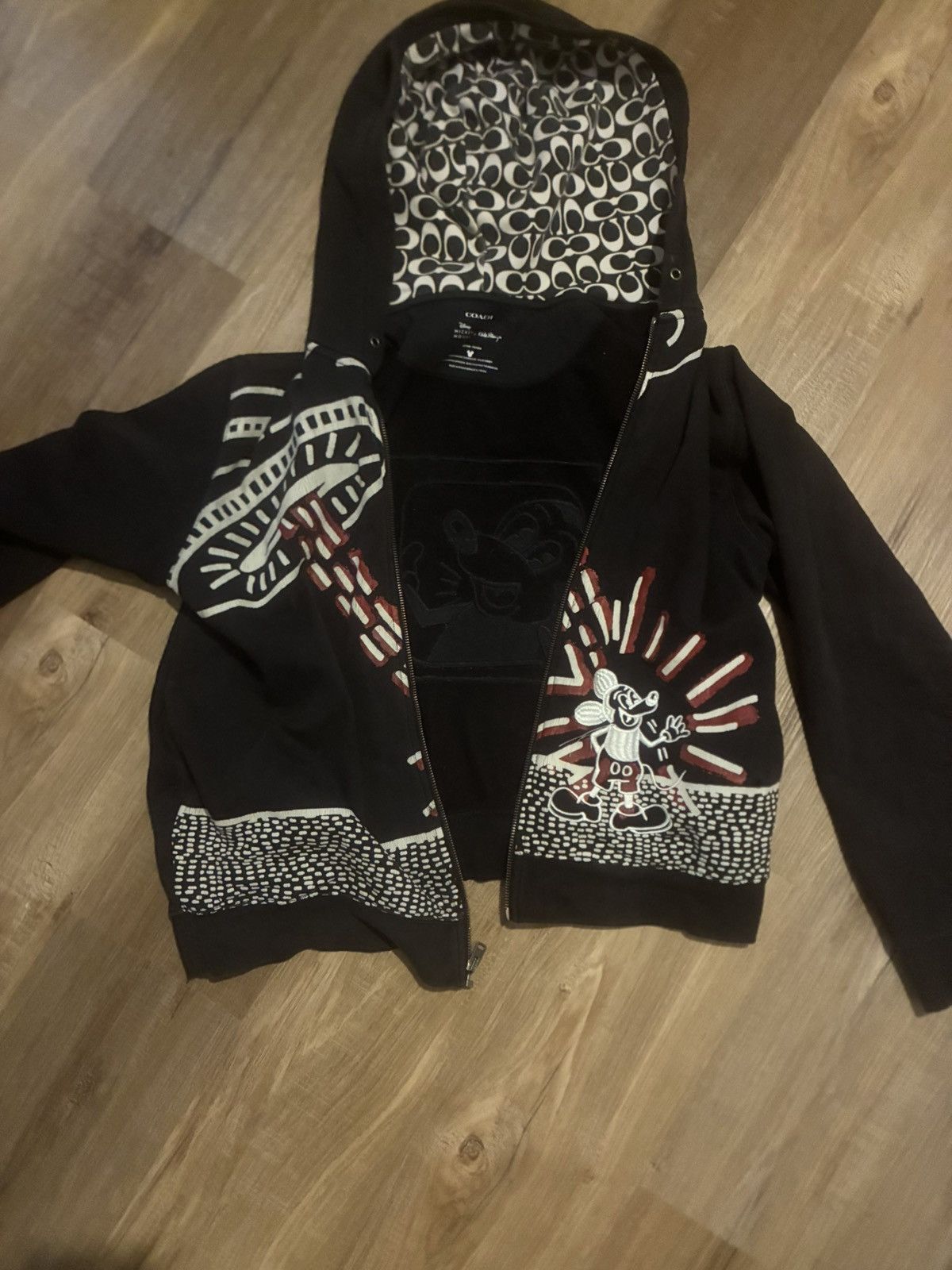 Coach × Keith Haring Coach x Keith Haring x Disney Mickey Mouse Hoodie Medium Size US M / EU 48-50 / 2 - 2 Thumbnail