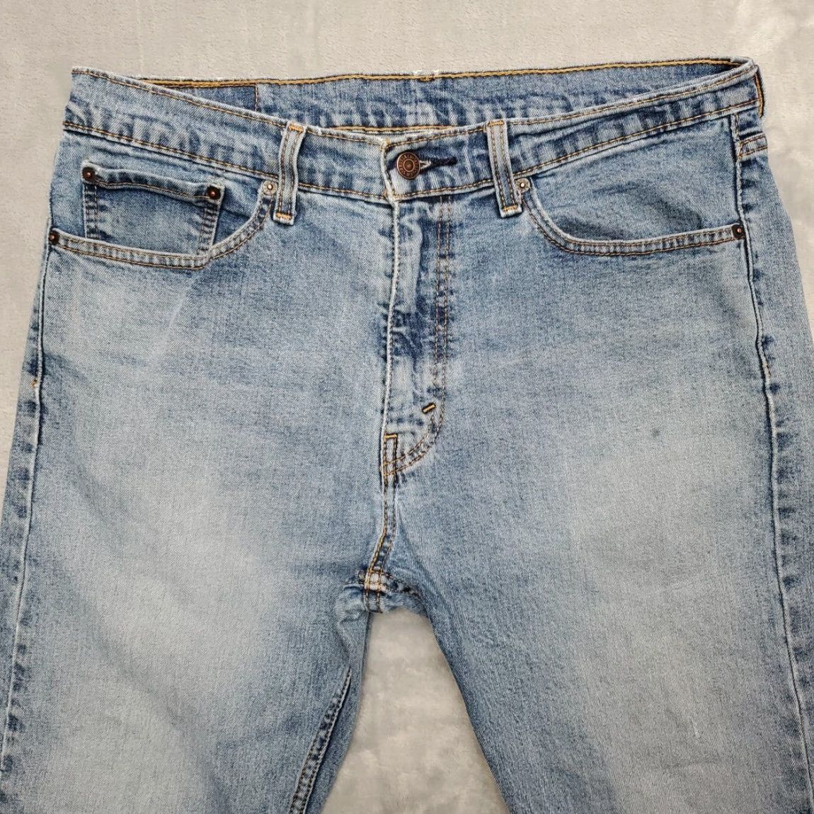 Denime VINTAGE Levis Jeans Mens 34x30 Blue 505 Regular Fit Straight Leg Medium Wash Denim Pants Size US 34 / EU 50 - 4 Thumbnail