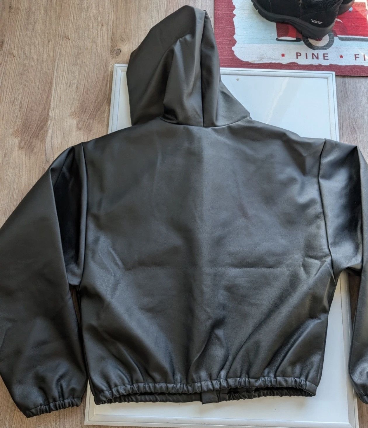 Yeezy JC-01 Leather Jacket Black Size 3 YZY Authentic