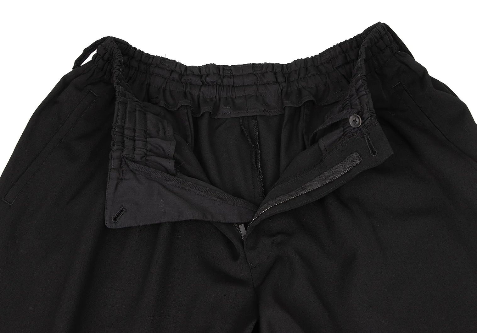 Yohji Yamamoto Yohji Yamamoto Wool Gabardine Tapered Pants Size US 34 / EU 50 - 6 Thumbnail