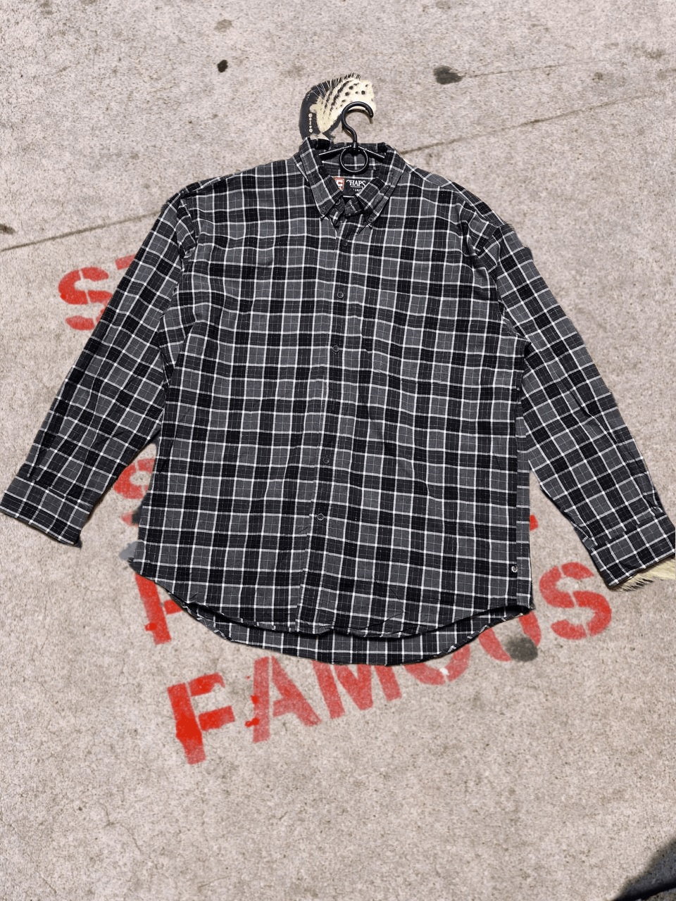 Chaps Ralph Lauren Vintage 2000s CHAPS Ralph Lauren Check Pony Button Up Shirt Size US XL / EU 56 / 4 - 1 Thumbnail