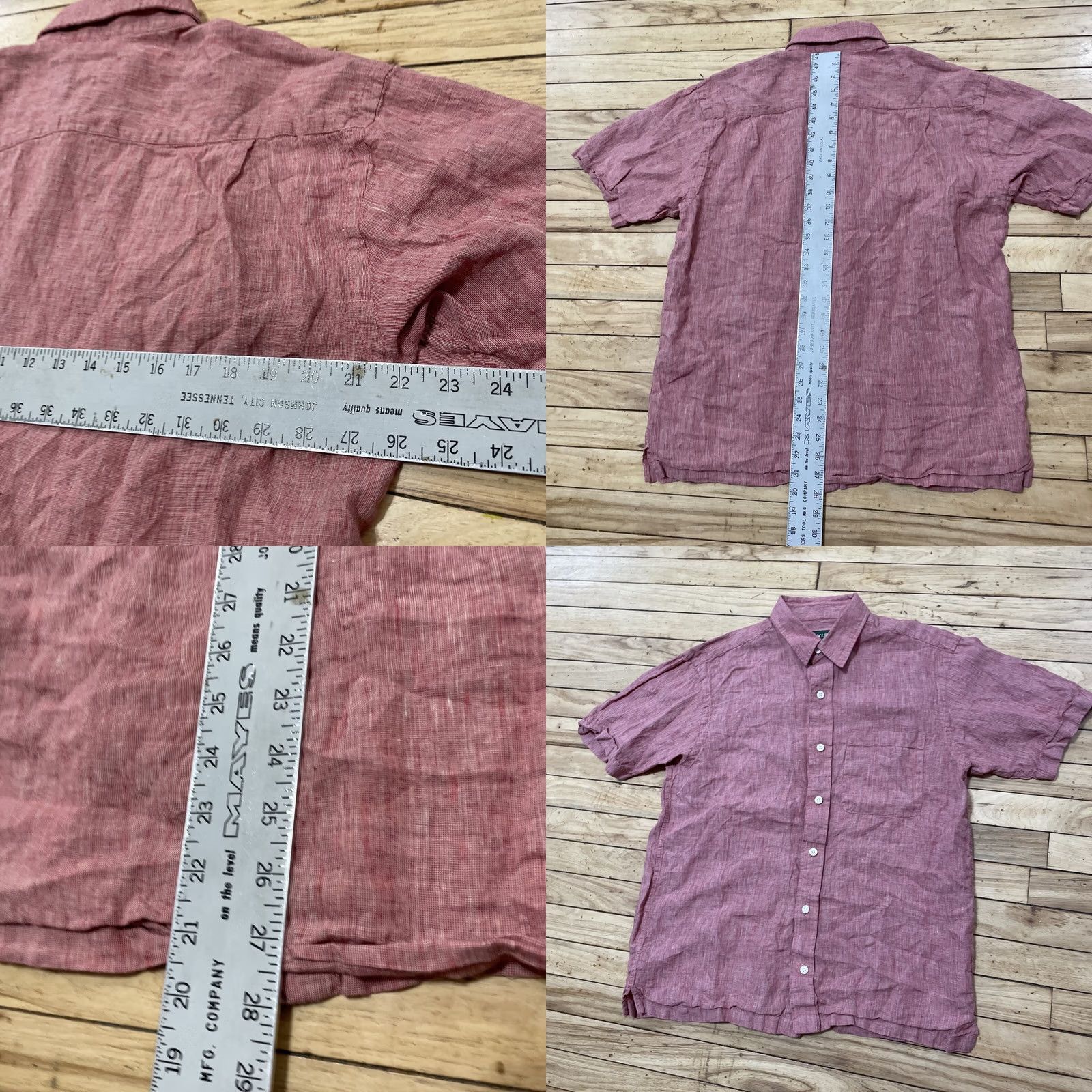 Orvis Orvis 100% Linen Shirt Men M Light Salmon Red Casual Beachy Preppy Button Down Size US M / EU 48-50 / 2 - 8 Thumbnail