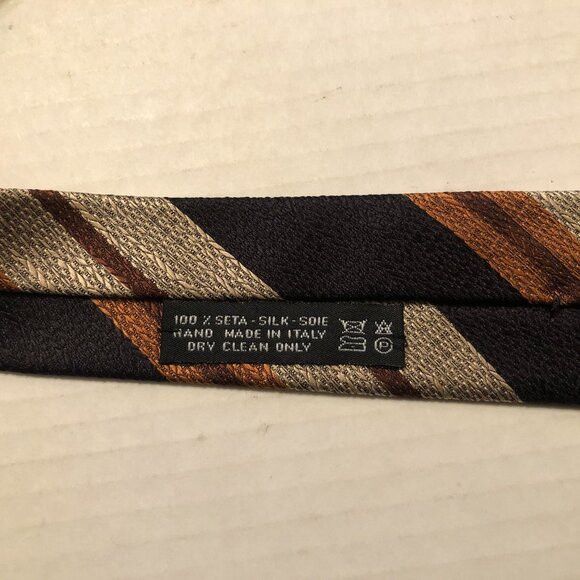 Brioni BRIONI men's new silk tie 3 1/2" X 61 1/2" made in Italy Size ONE SIZE - 3 Thumbnail