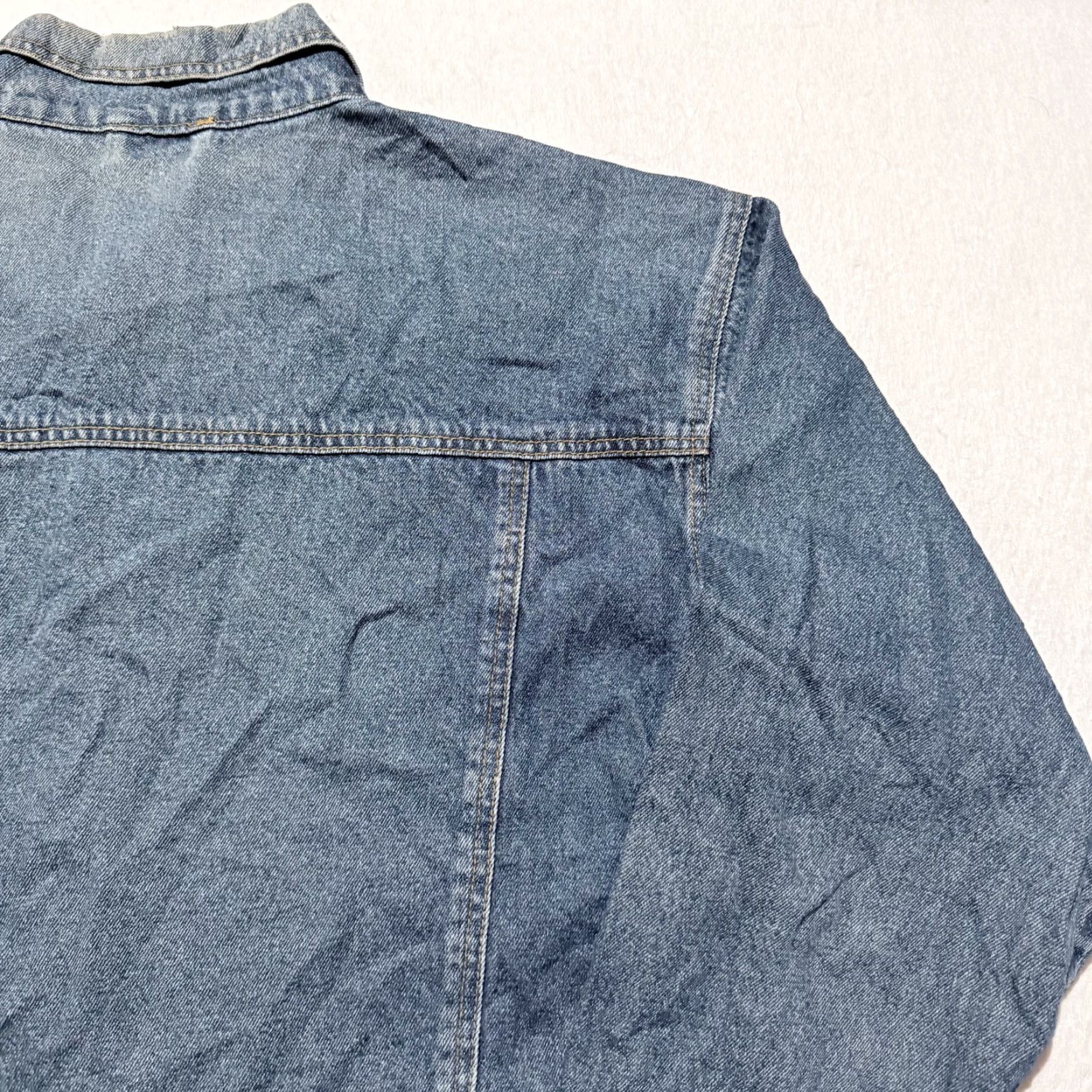 Vintage VINTAGE Trump Marina Hotel Casino Trucker Jacket Men Blue Denim Retro Y2K Large Size US L / EU 52-54 / 3 - 6 Thumbnail