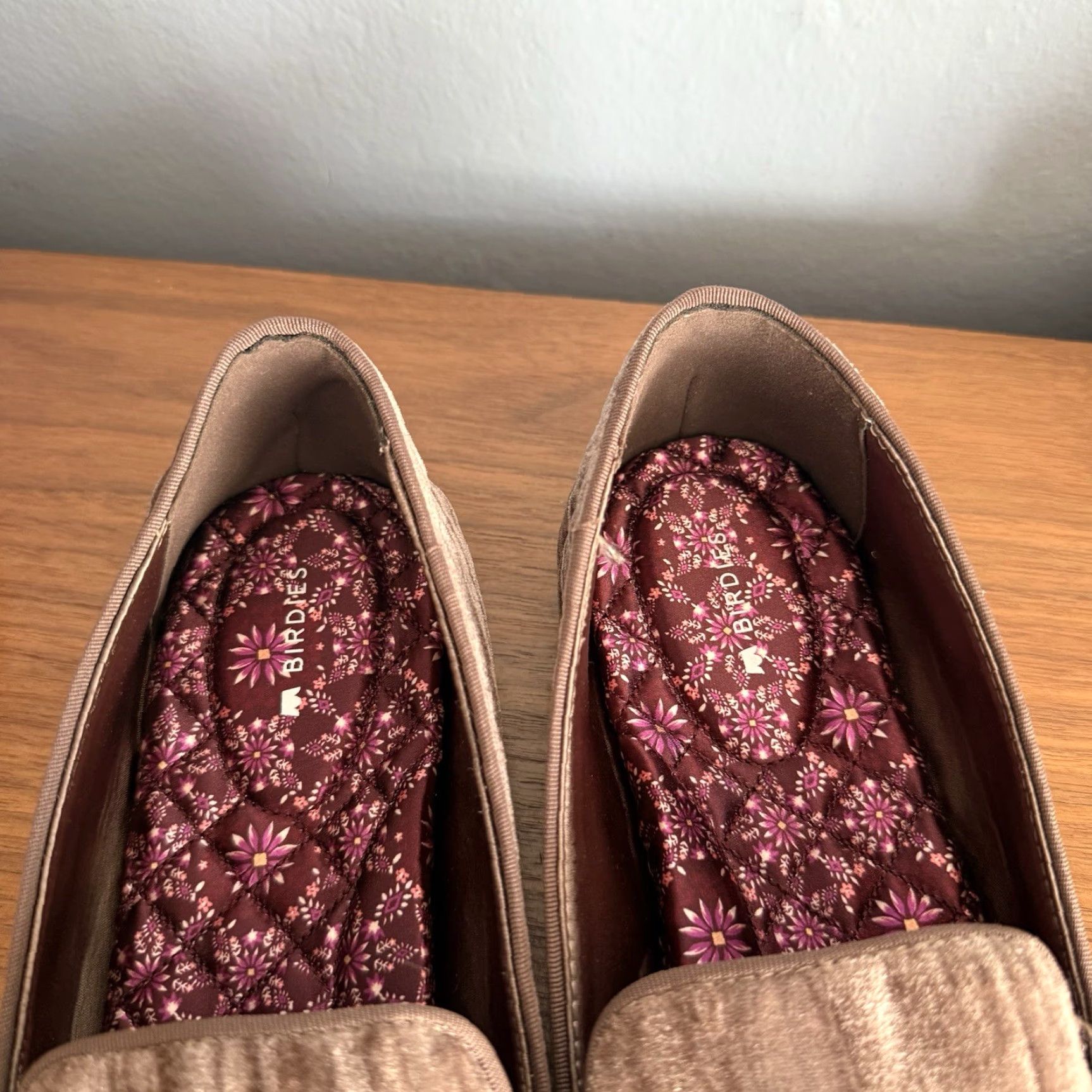 Velvet Birdies The Starling Flats Loafer Moonstone Crushed Velvet Size 9.5 Brown Velvet Flat Womens Shoes Mens no Size US 10 / IT 40 - 6 Thumbnail