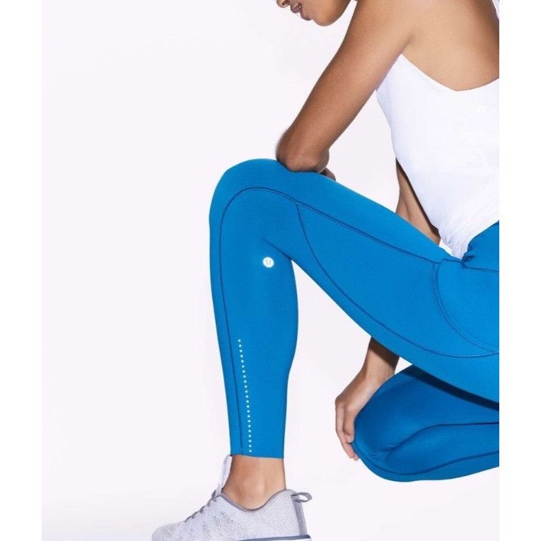Lululemon Lululemon Fast & Free 7/8 Tight II *Nulux 25"Nile Blue Size Size 28" / US 6 / IT 42 - 9 Thumbnail