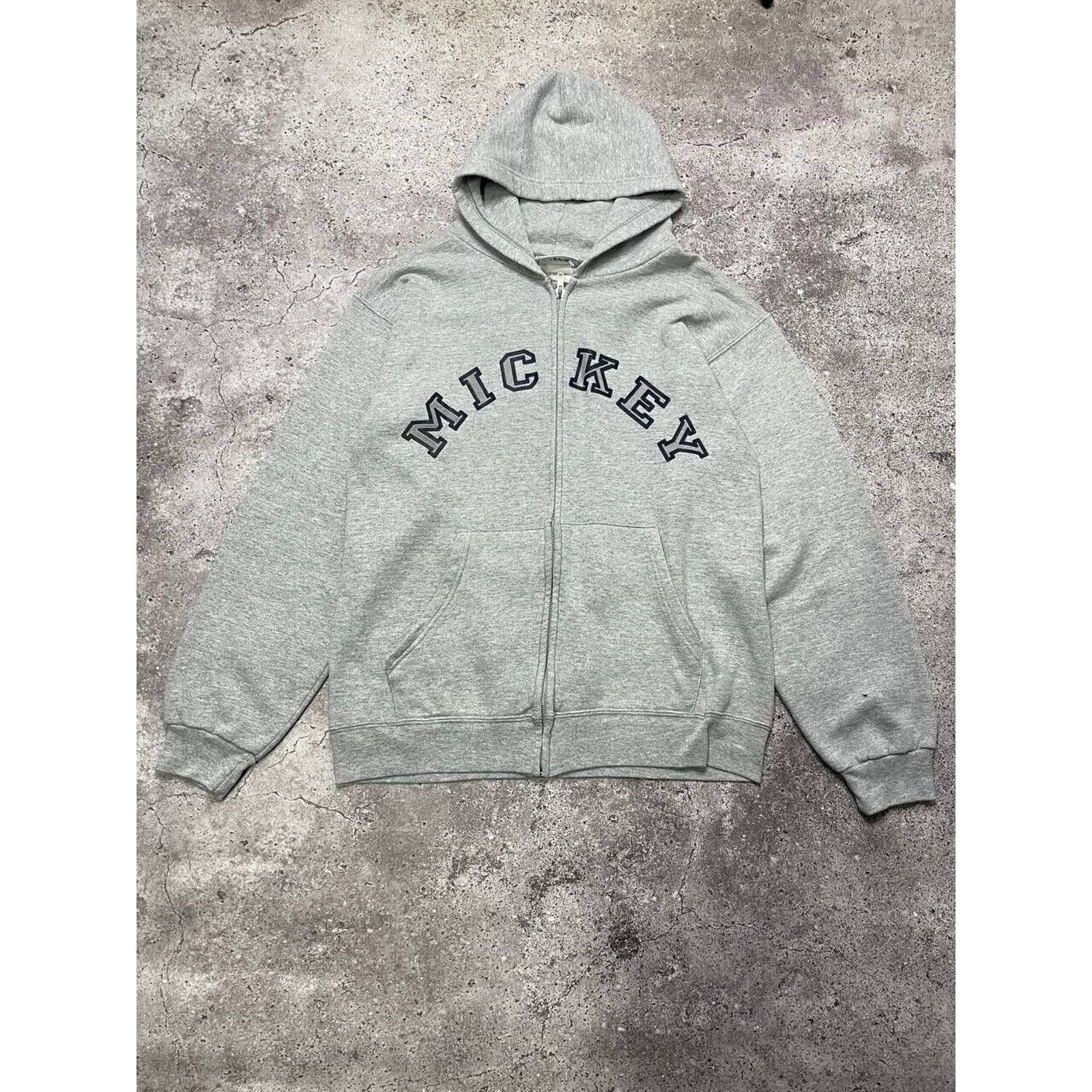Disney × Mickey Mouse × Vintage Vintage Walt Disney World Hoodie Mickey Mouse Gray Zip M Size US M / EU 48-50 / 2 - 1 Thumbnail