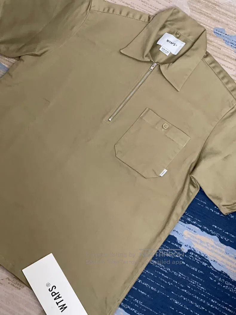 Wtaps Wtaps Kaki zipper T-shirt Size US M / EU 48-50 / 2 - 3 Thumbnail