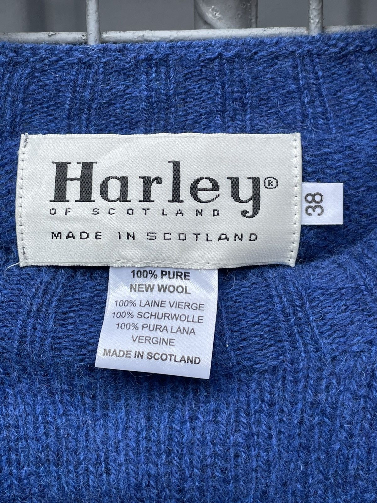 Harley of Scotland Wool Knitwear Size XS / US 0-2 / IT 36-38 - 3 Thumbnail