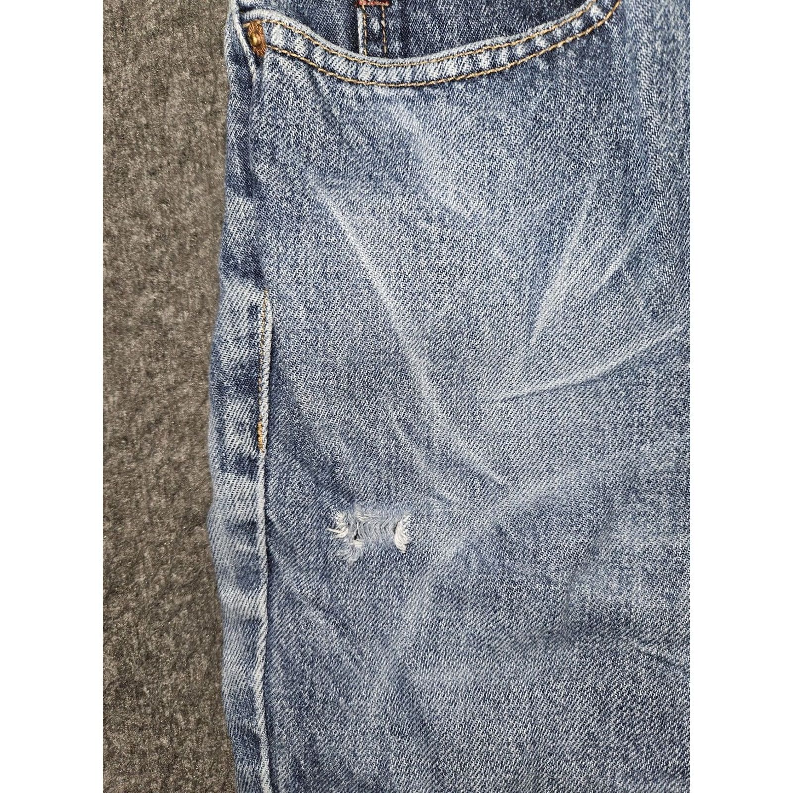 Guess VINTAGE Guess Jeans Womens Boot Leg 5-Pocket Denim Blue Medium Wash 32 Regular Bootcut 29in Inseam Womens Men’s? No. Size 24" / US 00 / IT 34 - 6 Thumbnail