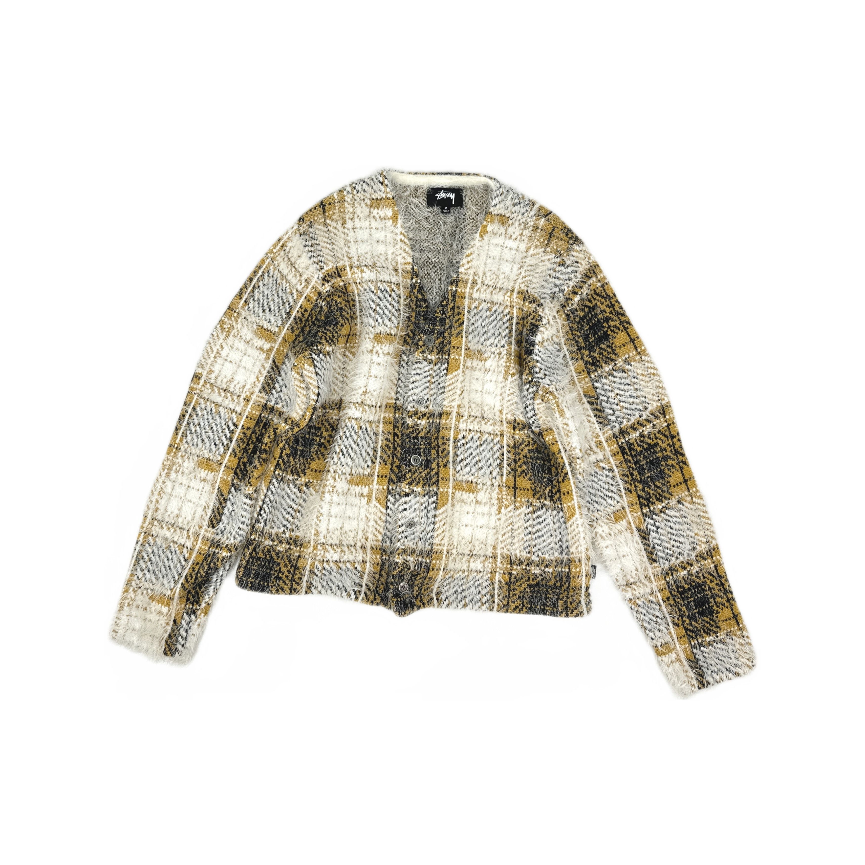 Stussy Stussy Plaid Knit Cardigan Size M Size US M / EU 48-50 / 2 - 1 Thumbnail