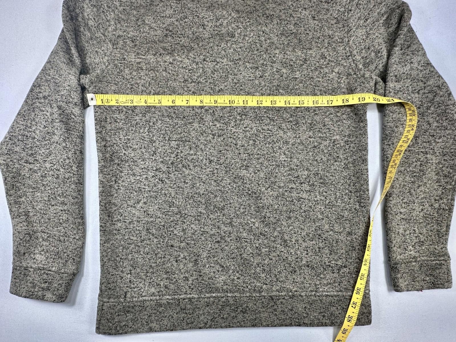 Eddie Bauer Eddie Bauer Men's M Gray Radiator Fleece Snap Mock Pullover Size US M / EU 48-50 / 2 - 4 Thumbnail