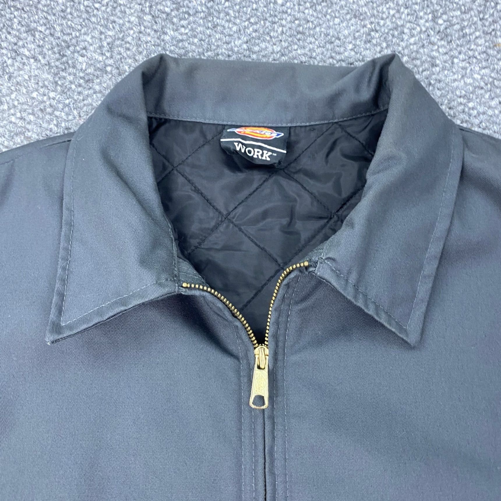Dickies Dickies Jacket 2XL Charcoal Insulated Eisenhower TJ15 Work Zip Quilted Bomber Mens Size US XXL / EU 58 / 5 - 2 Thumbnail