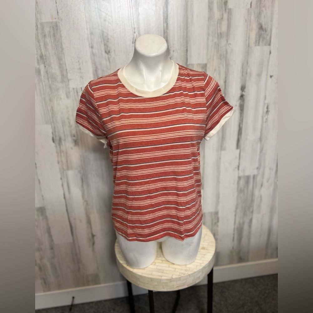 Other SO Red & White Striped Short Sleeve Tee Shirt Women’s XL Cas Size XL / US 12-14 / IT 48-50 - 1 Thumbnail
