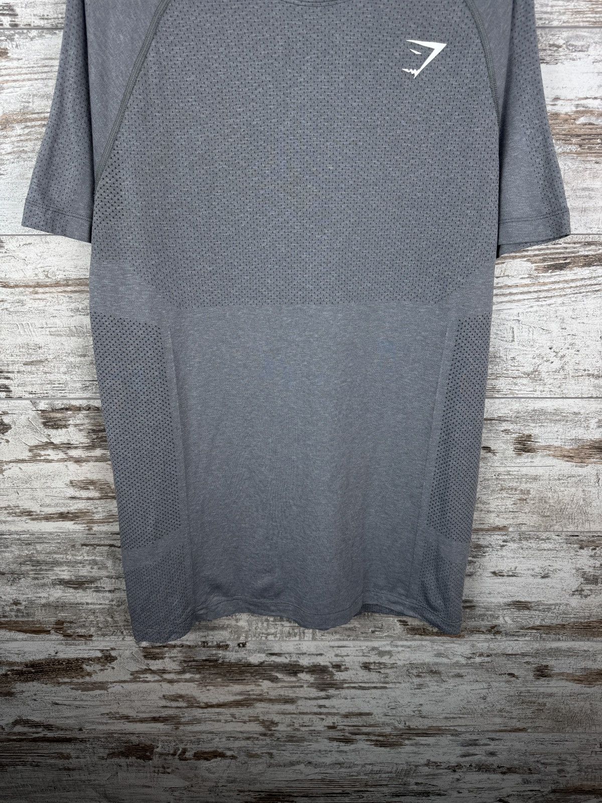 Gymshark Mens Gymshark T-shirt grey tee sport size L vital onyx Size US L / EU 52-54 / 3 - 3 Thumbnail