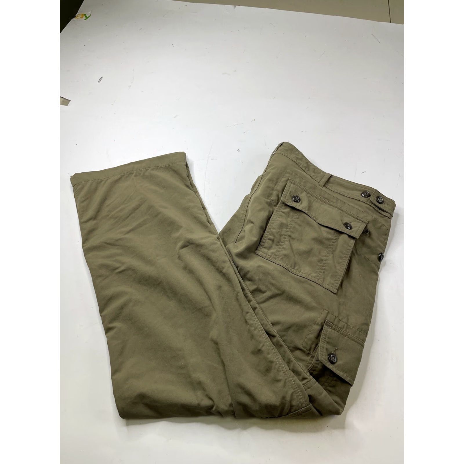 Vintage Clothing Arts P^cubed Cargo Pants Mens 40x30 Olive Green Pockets Zipper Navy? Size US 40 / EU 56 - 2 Thumbnail