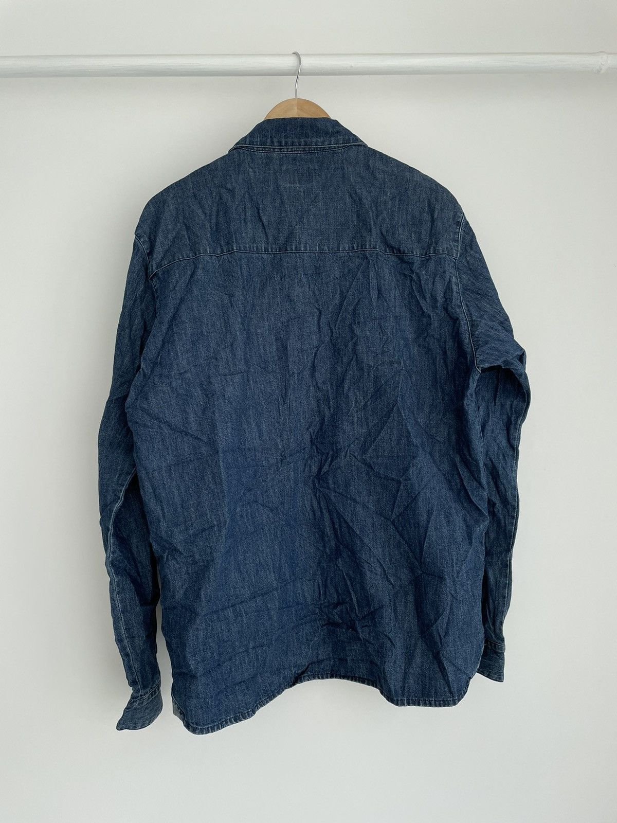 Edwin × Japanese Brand Edwin Denim Demo Zip Shirt Size US XL / EU 56 / 4 - 4 Thumbnail