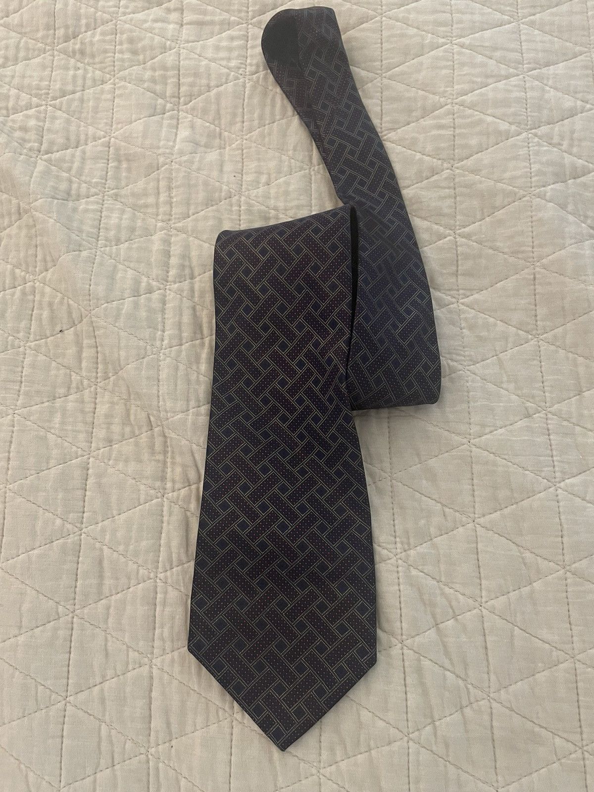 Stefano Ricci Stefano Ricci Print Woven Silk Power Necktie Size ONE SIZE - 5 Thumbnail