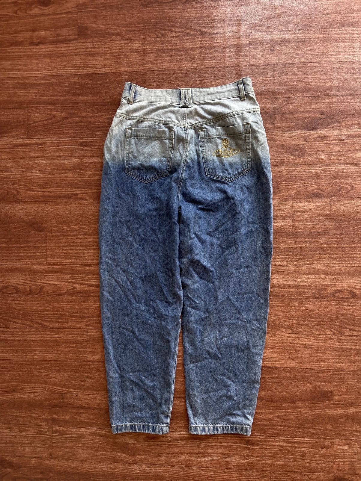 Vivienne Westwood Jeans Denim Embroidery Logo