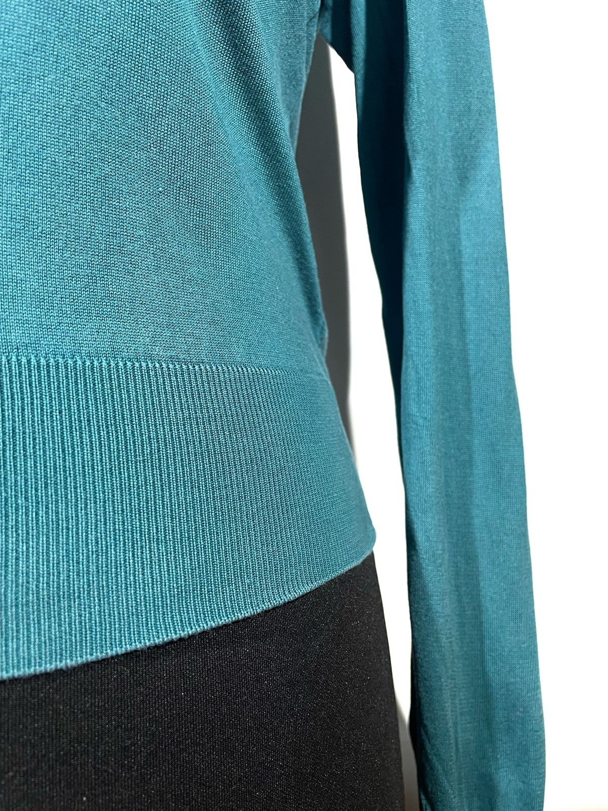 Designer × Dolce & Gabbana Dolce & Gabbana Women Lightweight Blue Wool Sweater Size S-M Size S / US 4 / IT 40 - 3 Thumbnail