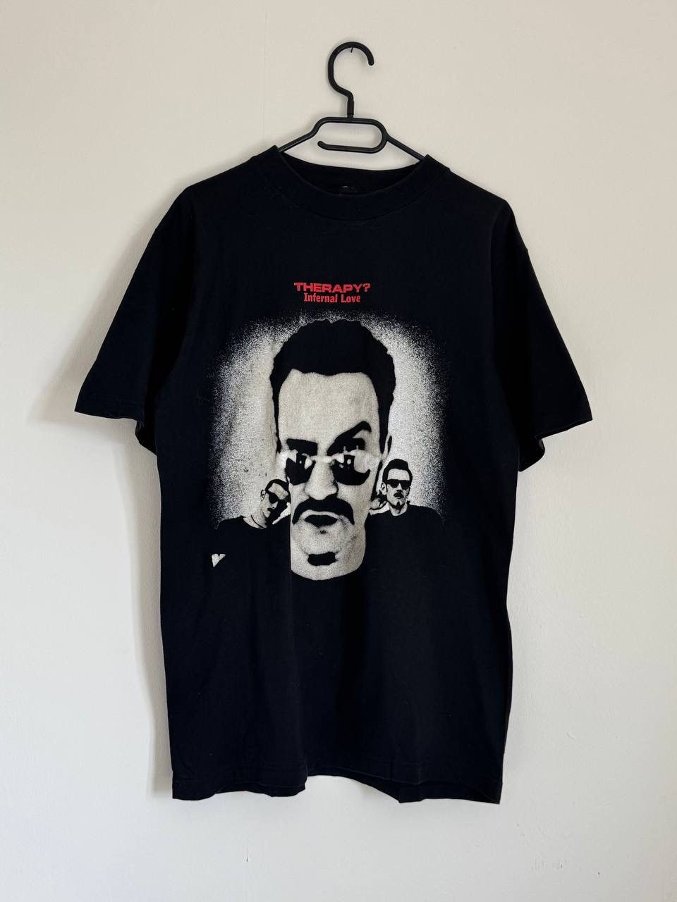 Band Tees Vintage 90s Therapy Infernal Love Rock Tee Big Logo Rare Size US L / EU 52-54 / 3 - 1 Thumbnail