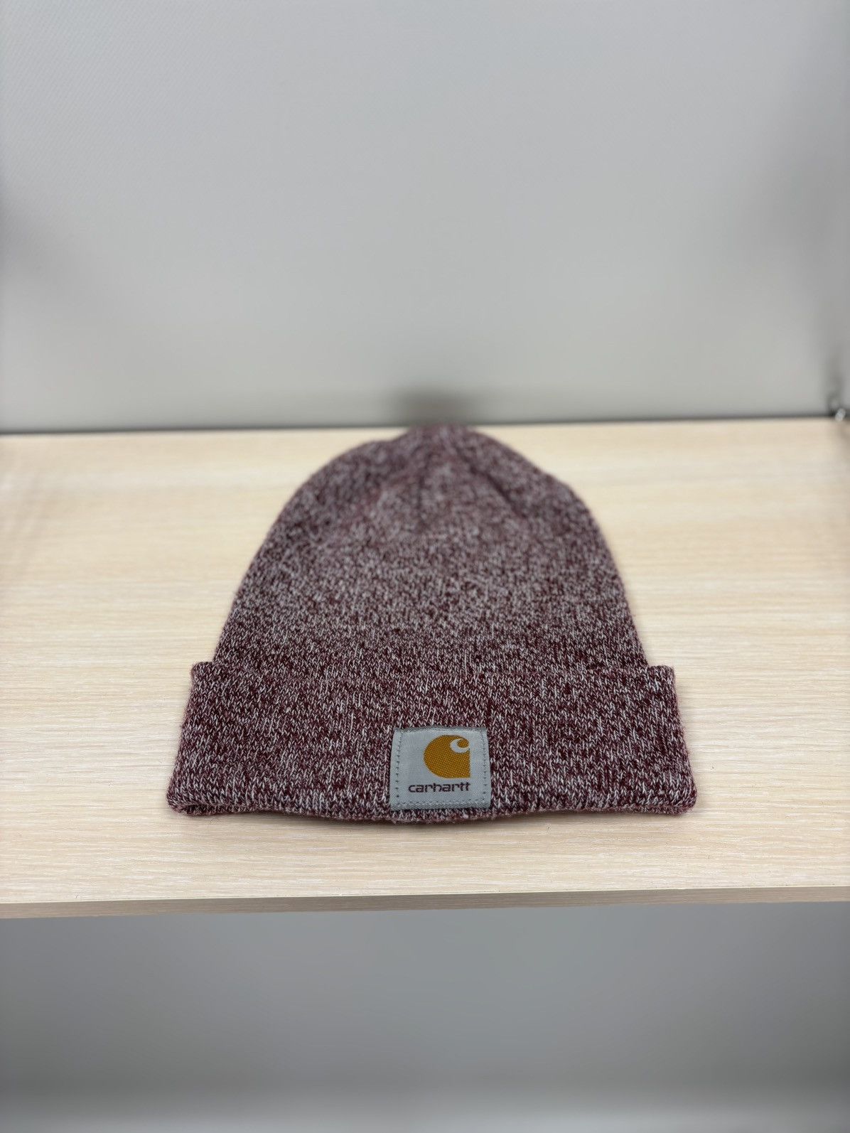 Carhartt Hat beanie Carhartt Color Burgundy Size ONE SIZE - 1 Thumbnail