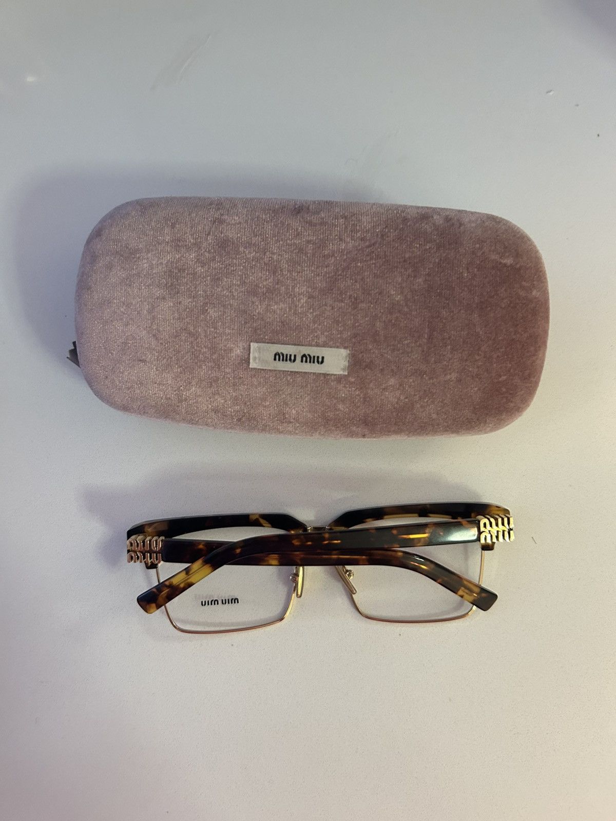 Miu Miu Miu Miu Runway Eye Glasses Size ONE SIZE - 1 Thumbnail