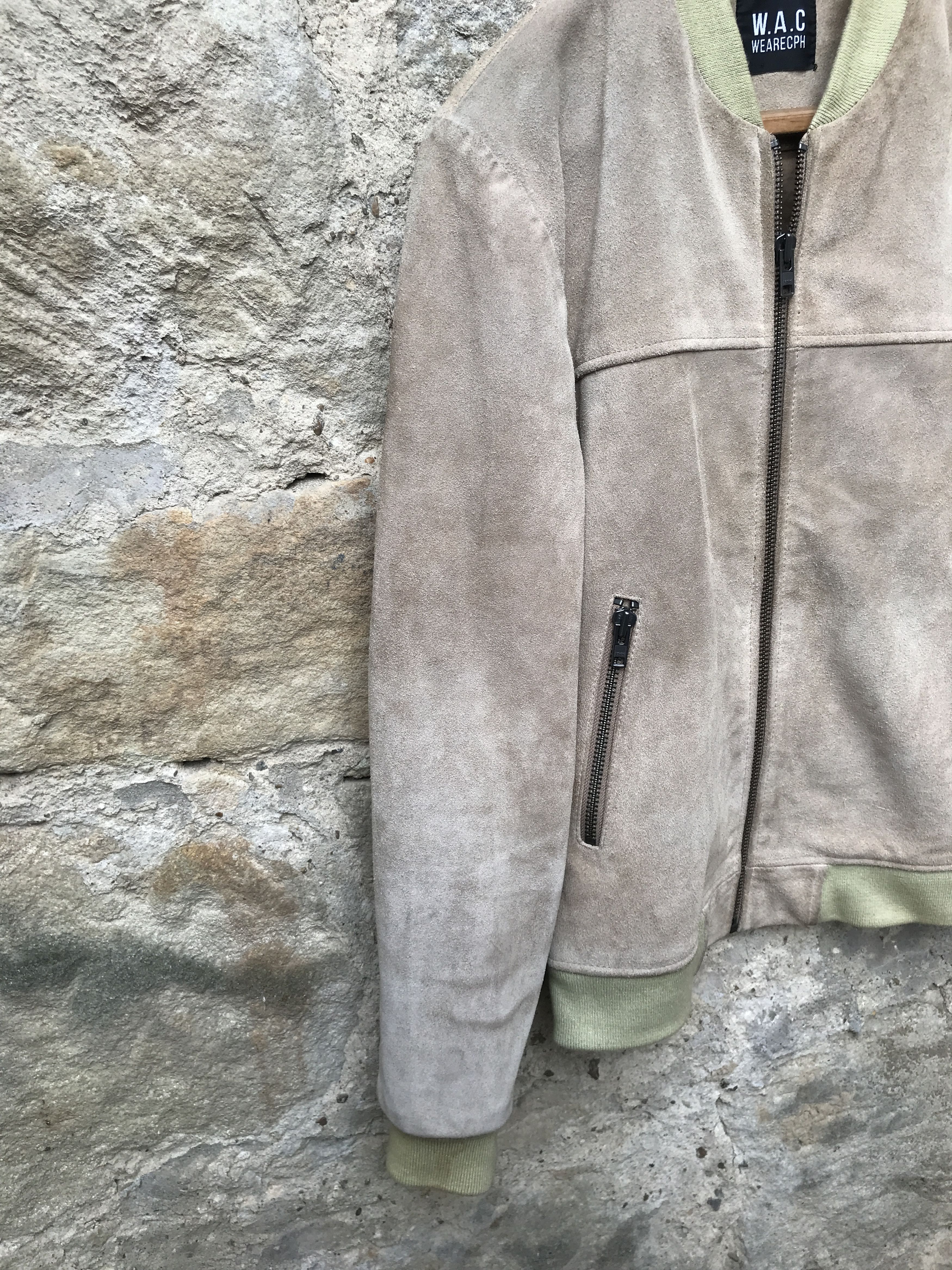 Vintage WEARECPH Suede Bomber Leather Jacket Size US M / EU 48-50 / 2 - 4 Thumbnail