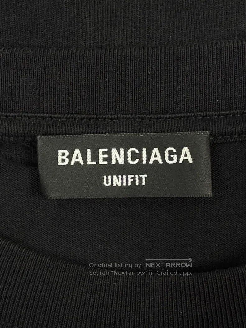 Balenciaga Balenciaga Destroyed print slogan short-sleeved shirt Size US S / EU 44-46 / 1 - 7 Thumbnail