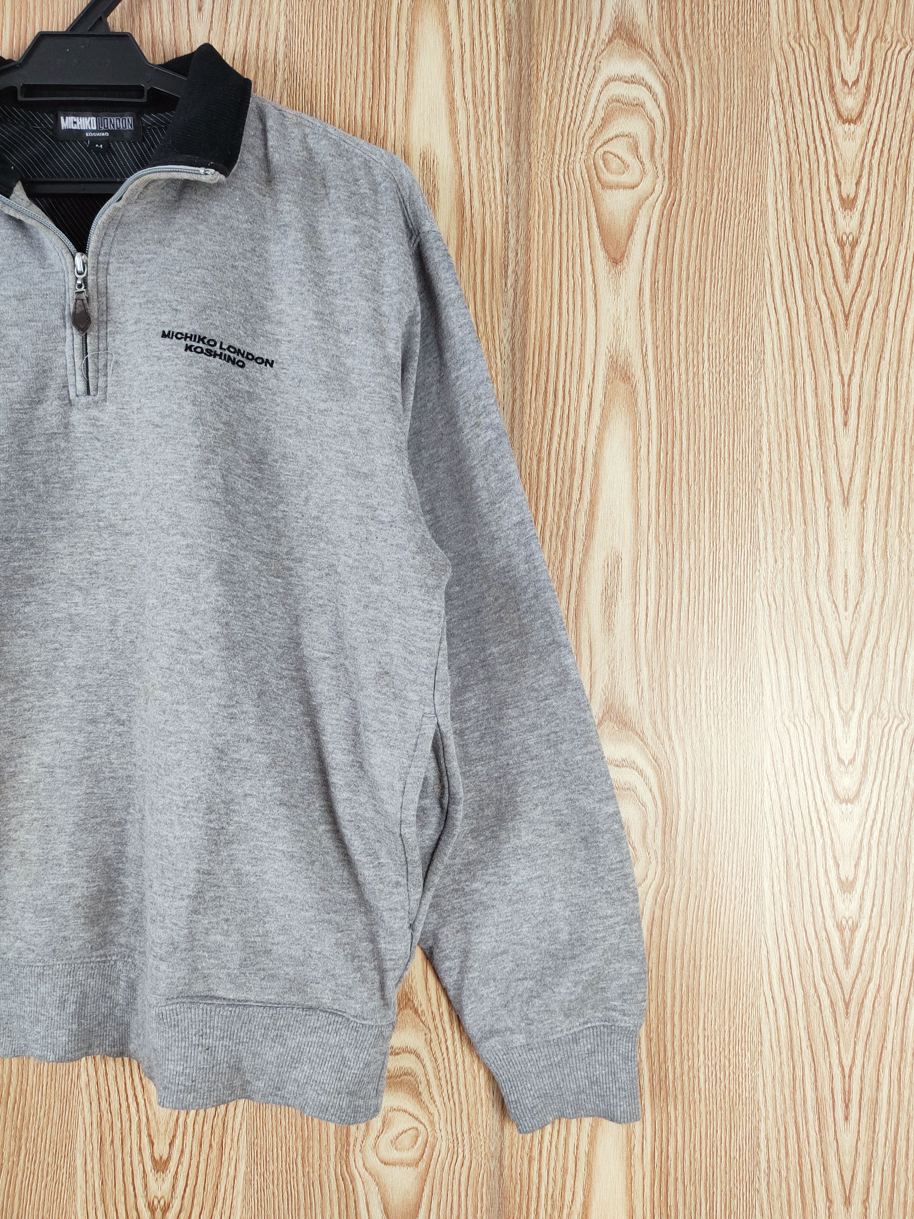 Michiko Koshino London × Vintage Vintage 💥 Michiko Koshino London Gray Sweatshirts Size US M / EU 48-50 / 2 - 7 Thumbnail