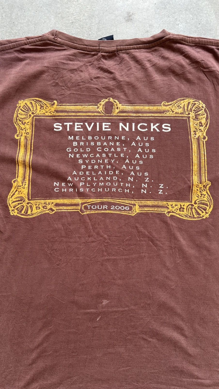 Band Tees × Vintage VINTAGE Y2K WELL FADED STEVIE NICKS TOUR TEE Size US L / EU 52-54 / 3 - 5 Thumbnail